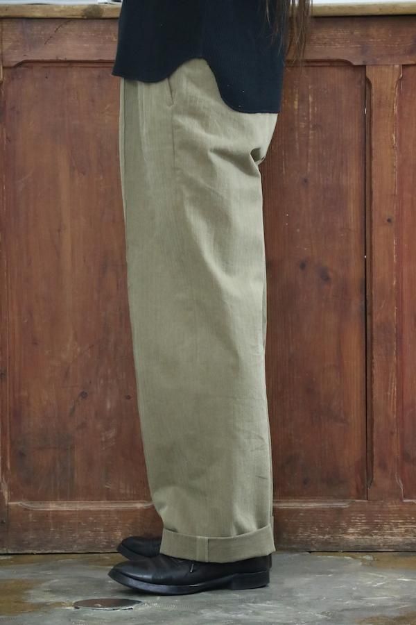 OLD JOE&CO.】オールドジョー FRONT TUCK ARMY TROUSER (SAHARA