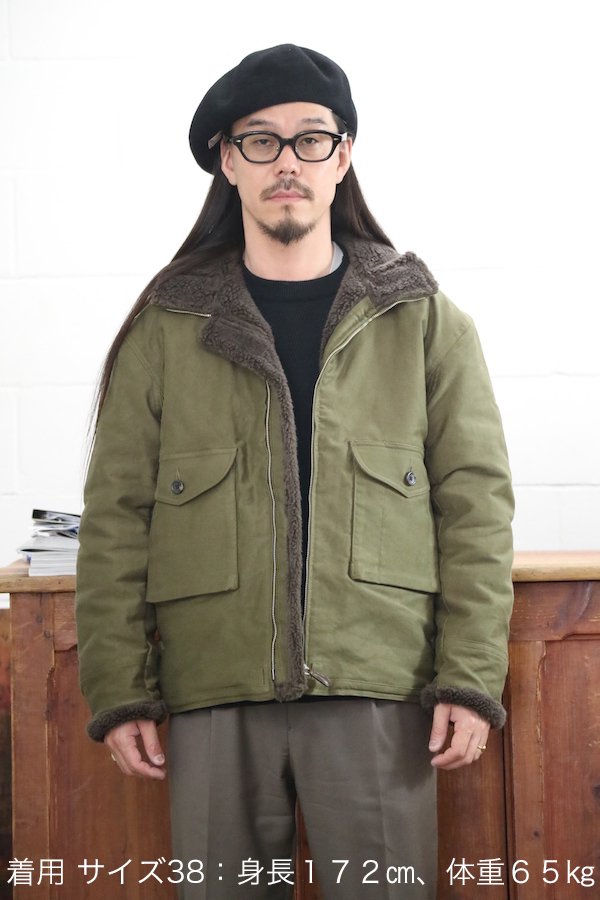 OLD JOE&CO.】オールドジョー ALPACA SHEARING AVIATOR JACKET (GRAPHITE) -  TIGHT｜GERUGA/LOST CONTROL/OLD JOE＆CO./GANGSTERVILLE/GLADHAND/WACKO  MARIA/ADDICT CLOTHES正規取扱通販