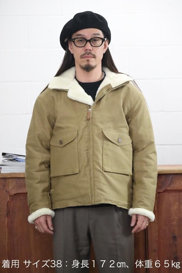 OLD JOE&CO.】オールドジョー ALPACA SHEARING AVIATOR JACKET (SAHARA 