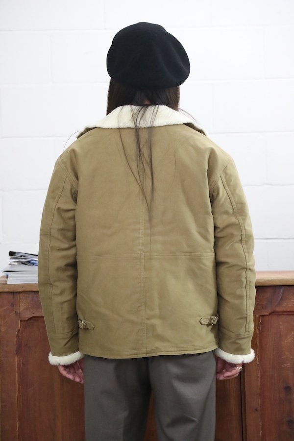 OLD JOE&CO.】オールドジョー ALPACA SHEARING AVIATOR JACKET (SAHARA