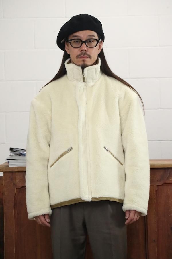 OLD JOE&CO.】オールドジョー ALPACA SHEARING AVIATOR JACKET (SAHARA 