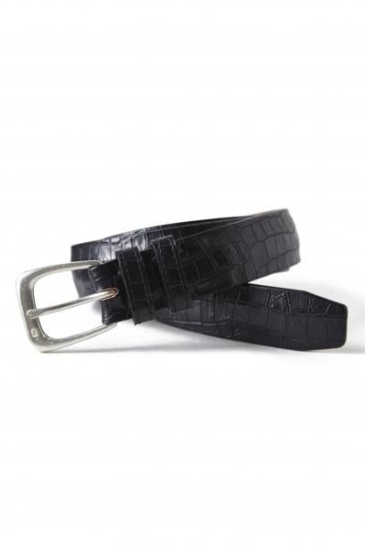 OLD JOE&CO.】オールドジョー HANDSOME BELT (BLACK EXOTIC) - TIGHT