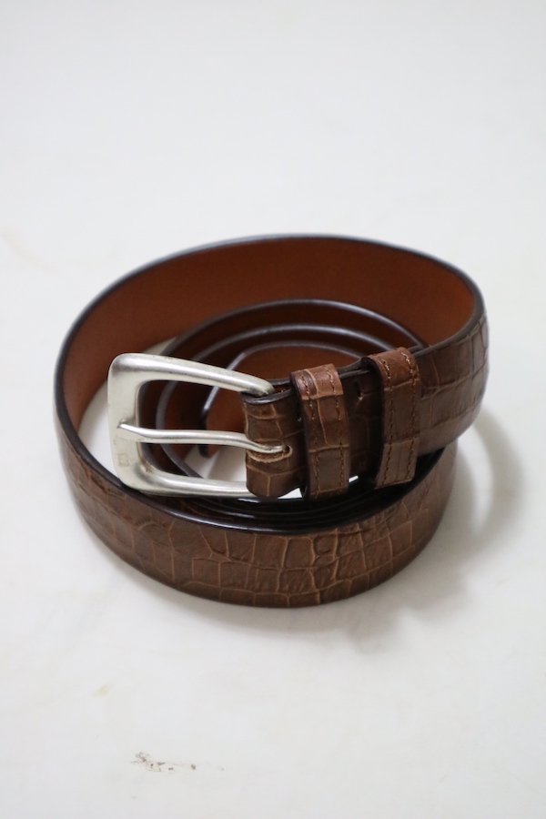 OLD JOE&CO.】オールドジョー HANDSOME BELT (CHESTNUT EXOTIC