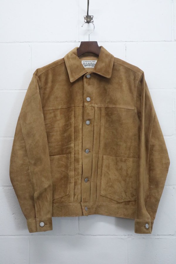 WACKO MARIA】ワコマリア LEATHER TRUCKER JACKET (BROWN) - TIGHT