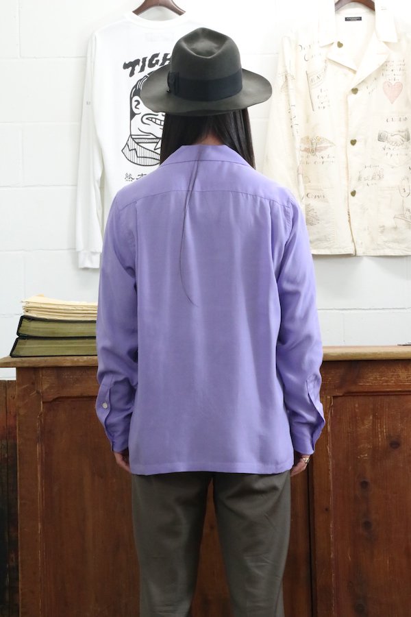 WACKO MARIA】ワコマリア 50'S SHIRT L/S ( TYPE-1 ) (PURPLE