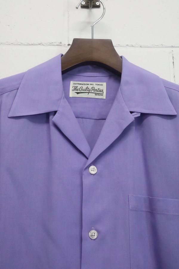 WACKO MARIA】ワコマリア 50'S SHIRT L/S ( TYPE-1 ) (PURPLE) - TIGHT