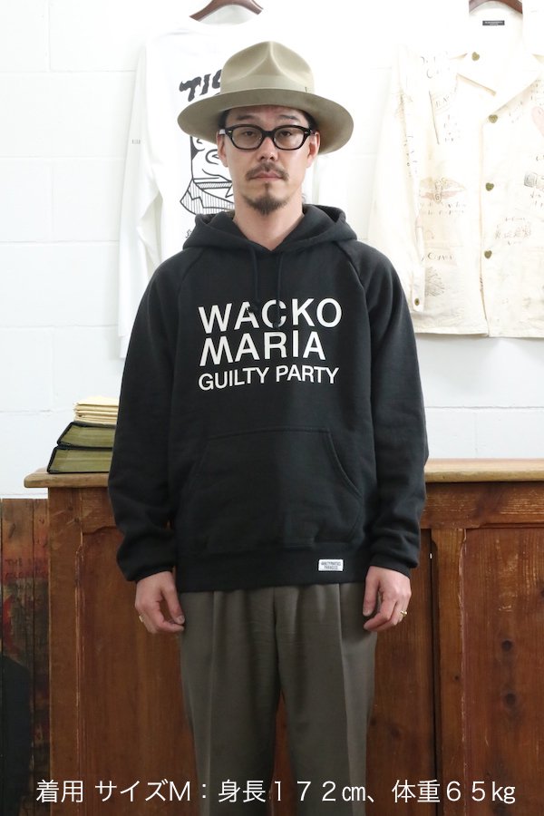 WACKO MARIA】ワコマリア WASHED HEAVY WEIGHT PULLOVER HOODED SWEAT