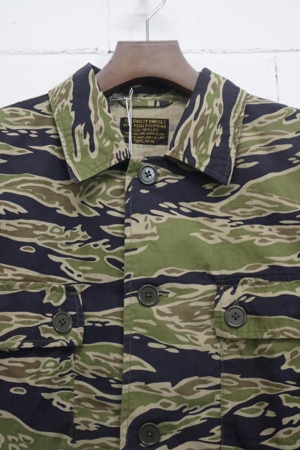 WACKO MARIA】ワコマリア TIGERCAMO ARMY SHIRT ( TYPE-1 ) (OLIVE