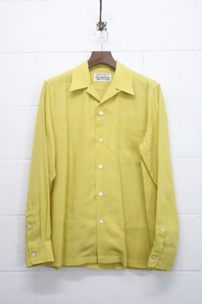 WACKO MARIA】ワコマリア 50'S SHIRT L/S ( TYPE-1 ) (YELLOW) - TIGHT