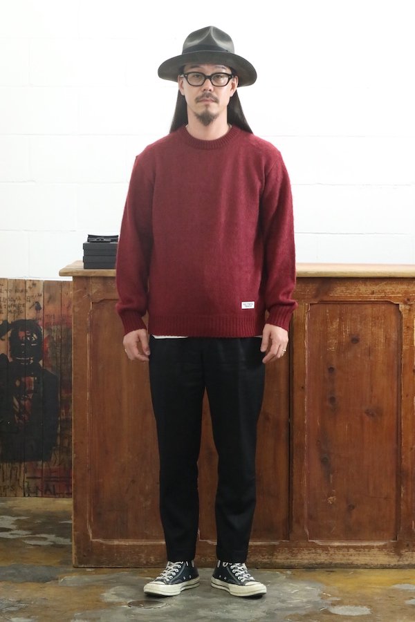 期間限定特別価格 WACKOMARIA MOHAIR Crew CREW SWEATER NECK Sweater