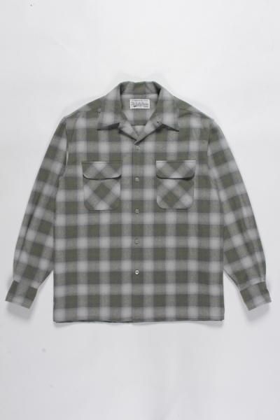 WACKO MARIA】ワコマリア OMBRAY CHECK OPEN COLLAR SHIRT ( TYPE-2