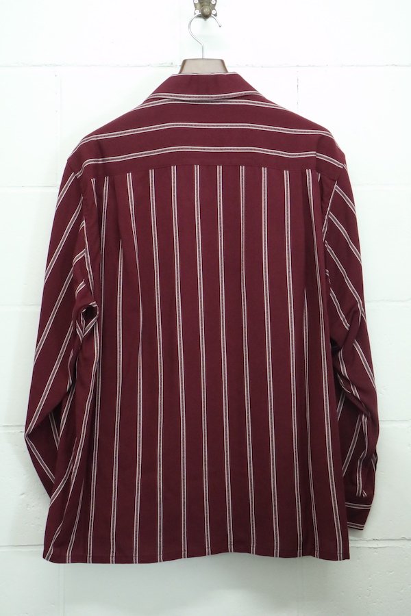 最高級 WACKO MARIA STRIPED OPENCOLLAR SHIRT M シャツ - www.trim-a