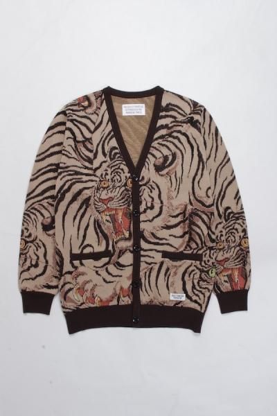 WACKO MARIA】ワコマリア TIM LEHI / JACQUARD CARDIGAN (BEIGE ...