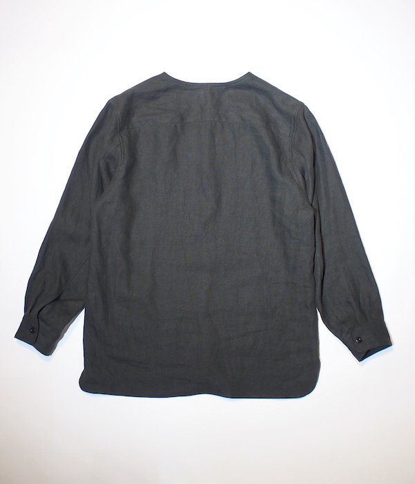 LOSTCONTROL】ロストコントロール Linen Ox Pullover SH （Charcoal