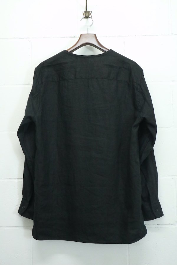 LOSTCONTROL】ロストコントロール Linen Ox Pullover SH / TIGHT別注 （Black） - TIGHT｜GERUGA/LOST  CONTROL/OLD JOE＆CO./GANGSTERVILLE/GLADHAND/WACKO MARIA/ADDICT CLOTHES正規取扱通販