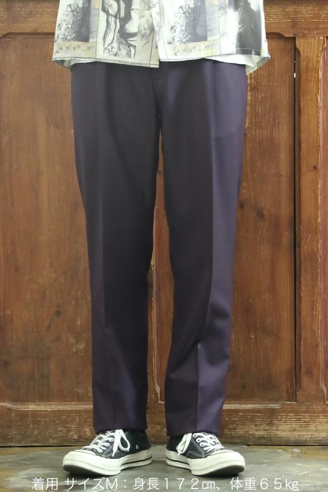 WACKO MARIA PLEATED TROUSERS Sサイズ NAVY smcint.com