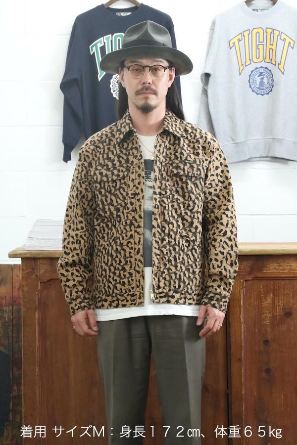 室外 wackomaria 24MJZ LEOPARD TRUCKER JACKET - 通販