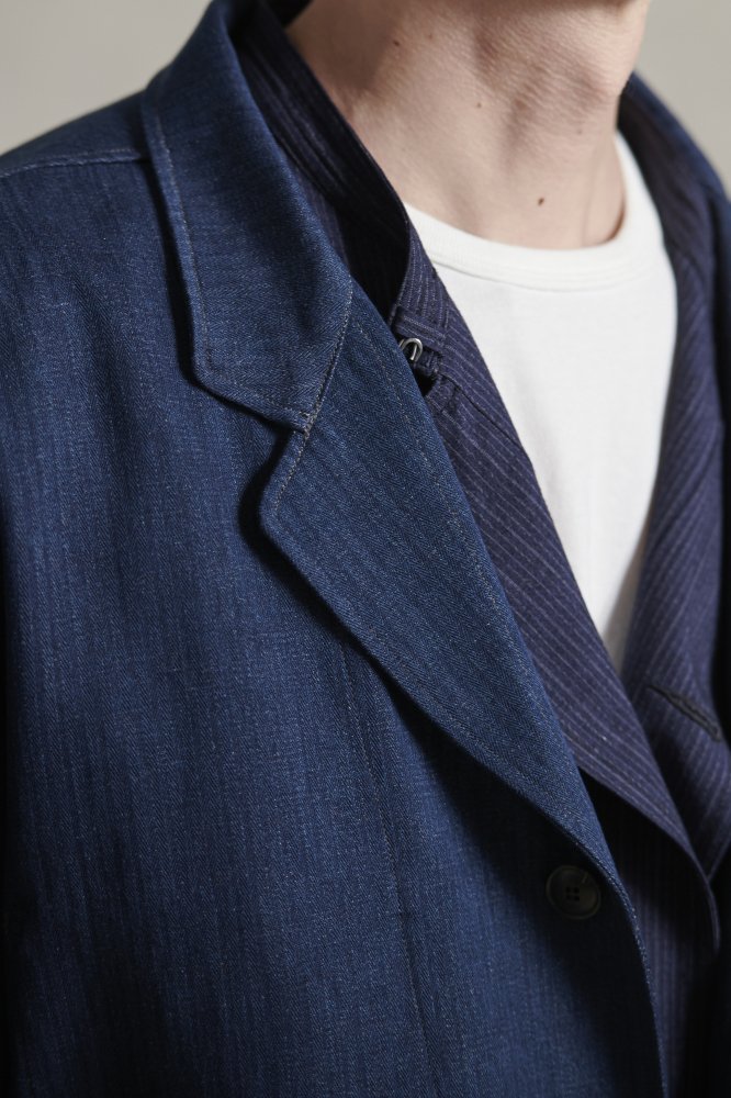 OLD JOE&CO.】オールドジョー ROPED WAIST ATELIER COAT (INDIGO