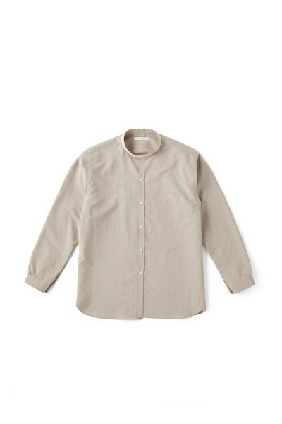 OLD JOE&CO.】STUD BUTTON BAND COLLAR SHIRTS (MINK) - TIGHT｜GERUGA