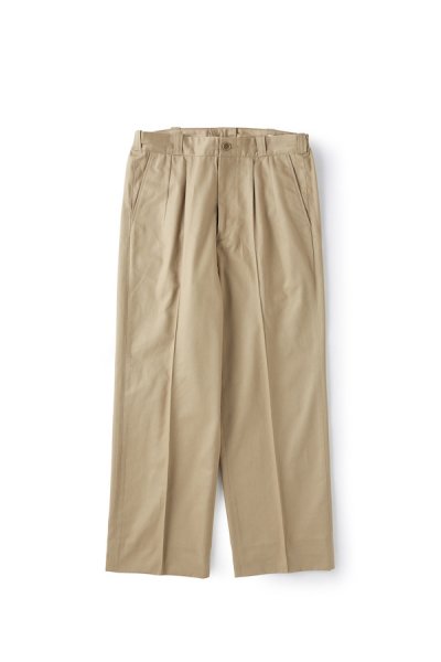 OLD JOE&CO.】オールドジョー FRONT TUCK ARMY TROUSER (SAND) - TIGHT 