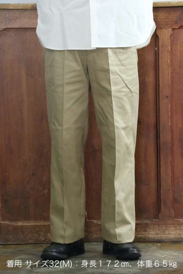 OLD JOE&CO.】オールドジョー FRONT TUCK ARMY TROUSER (SAND) - TIGHT 