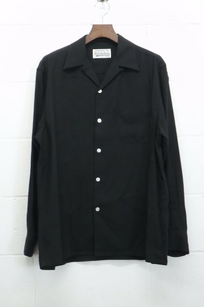 WACKO MARIA】ワコマリア 50'S SHIRT L/S ( TYPE-1 ) (BLACK) - TIGHT 