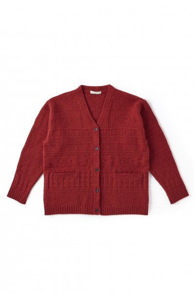 OLD JOE&CO.】オールドジョー GUERNSEY BUTTON CARDY (CAYENNE