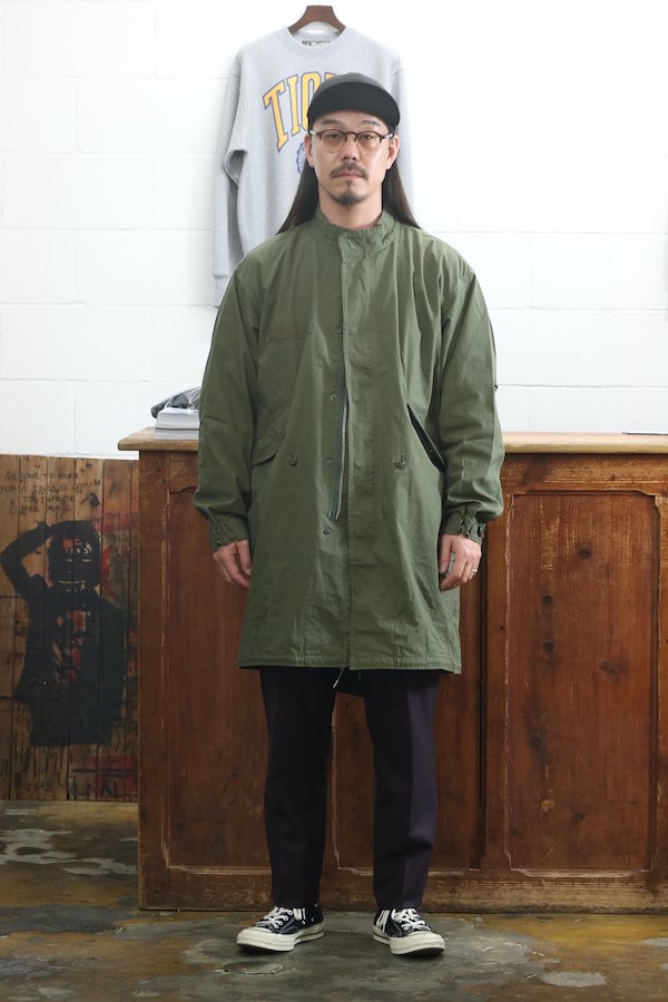 【LOSTCONTROL】ロストコントロール M65 Fishtail Jacket (Olive
