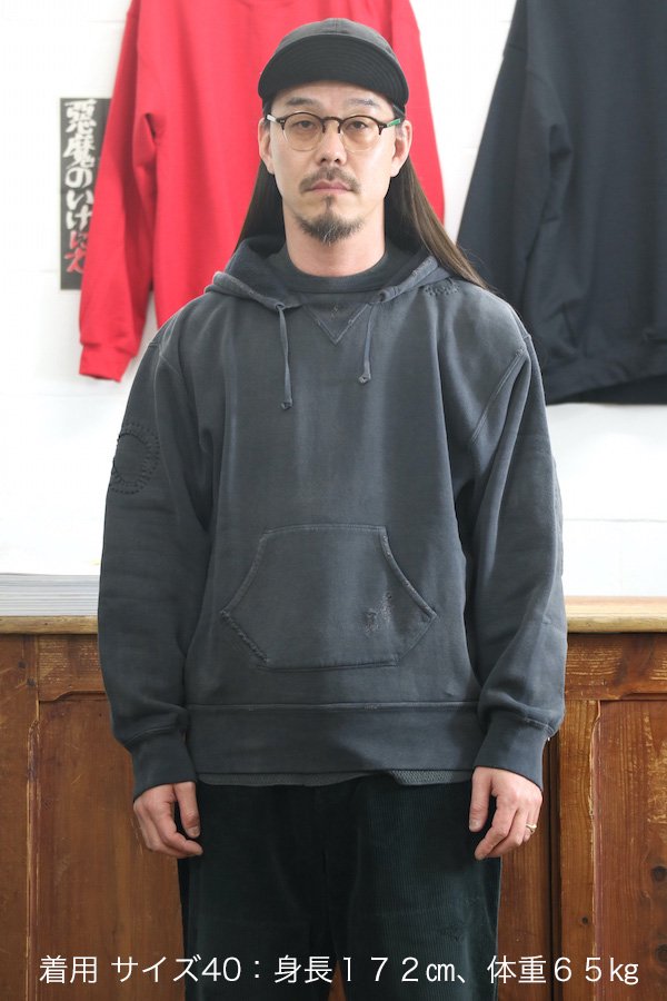 日本公式販売店 オールドジョー PATINA COTTON SWEAT HOODIE - トップス