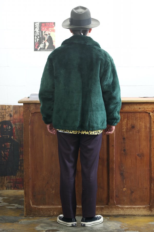 WACKO MARIA FUR COACH JACKET グリーン XLサイズ-