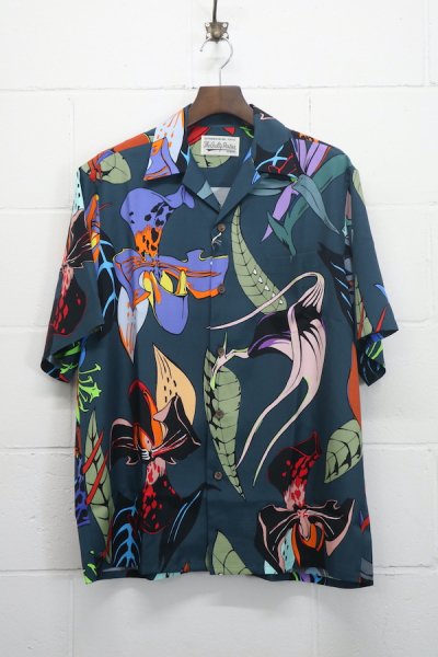 WACKO MARIA】ワコマリア HAWAIIAN SHIRT S/S ( TYPE-1 ) (NAVY