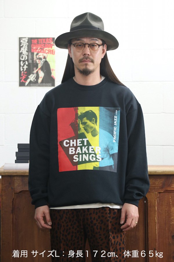 WACKO MARIA】ワコマリア CHET BAKER / CREW NECK SWEAT SHIRT ( TYPE