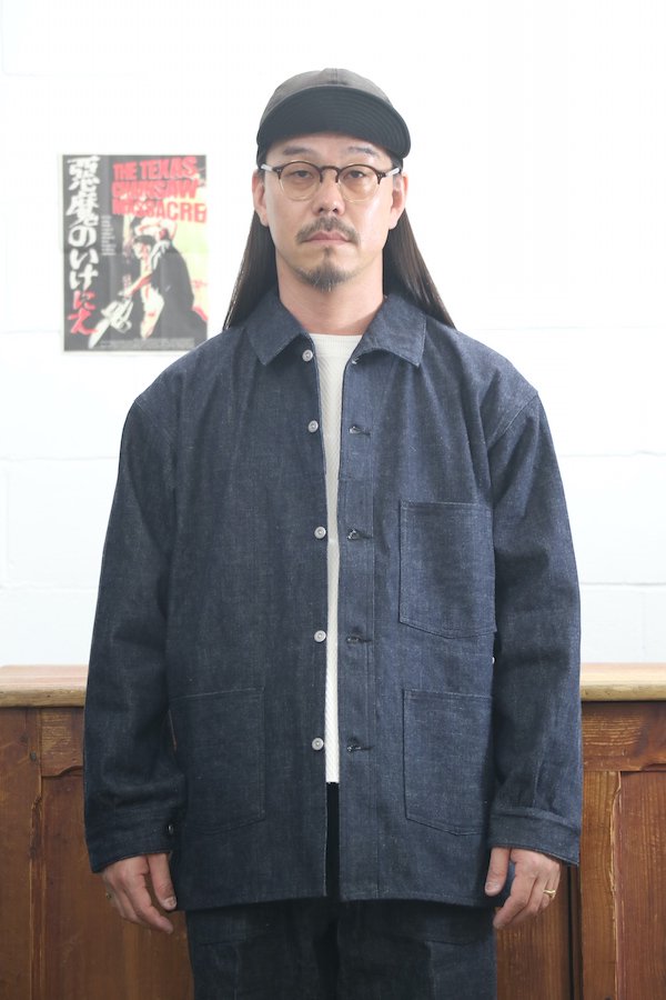 OLD JOE&CO.】オールドジョー CAMP COLLAR MOULDER JACKET (INDIGO