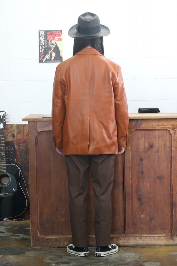 WACKO MARIA】ワコマリア LEATHER JACKET ( TYPE-2 ) (BROWN) - TIGHT