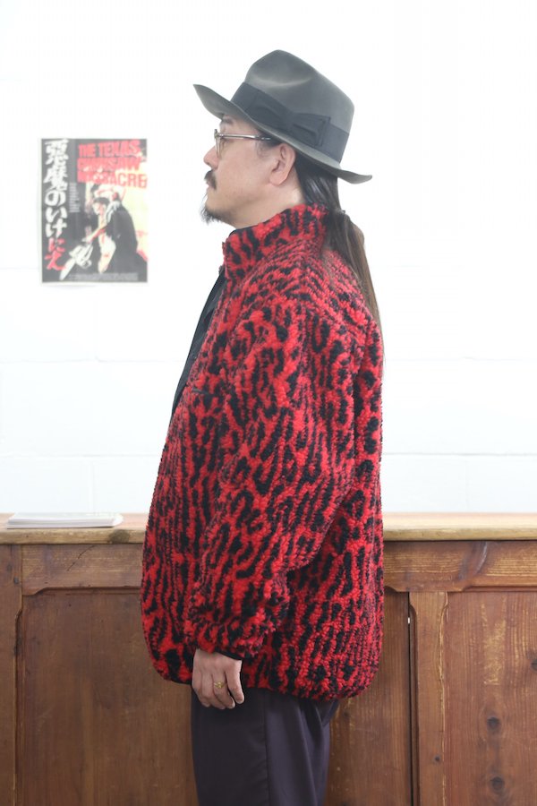 WACKO MARIA】ワコマリア REVERSIBLE BOA FLEECE JACKET (RED) - TIGHT