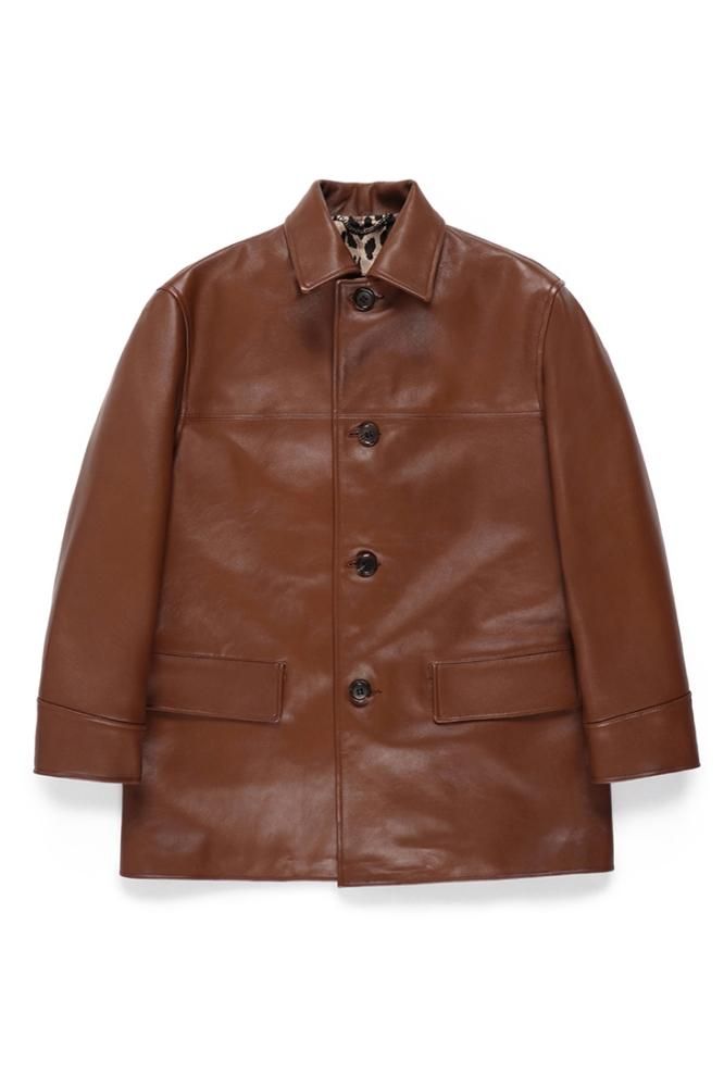 【WACKO MARIA】ワコマリア LEATHER COAT ( TYPE-2 ) (BROWN)