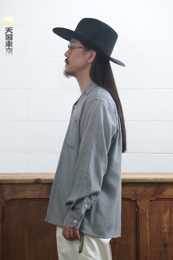 WACKO MARIA】ワコマリア 50'S SHIRT L/S ( TYPE-1 ) (GRAY) - TIGHT