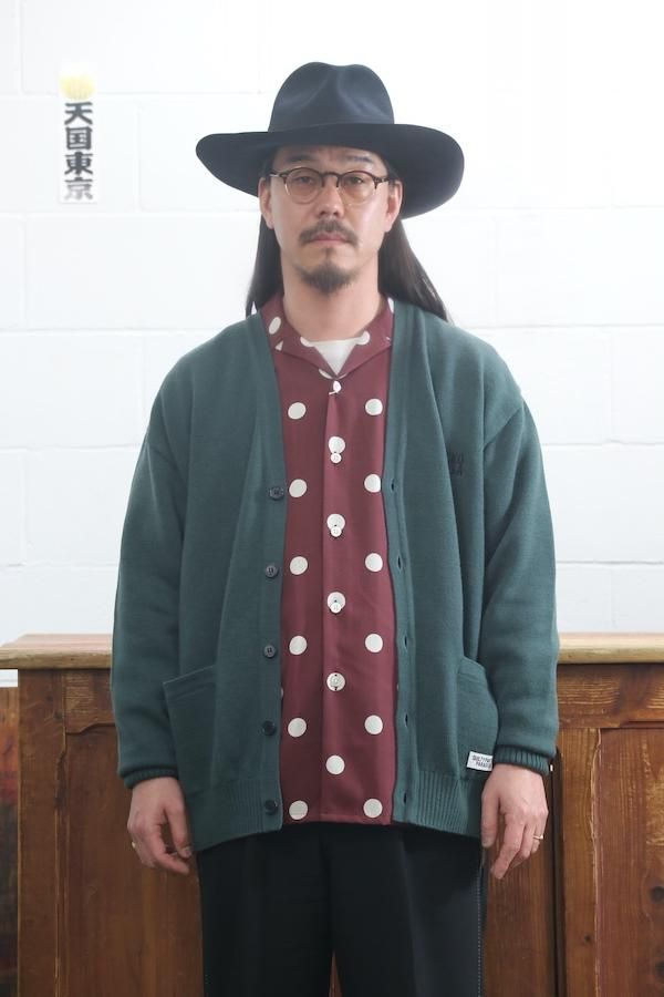 WACKO MARIA】ワコマリア CLASSIC CARDIGAN ( TYPE-2 ) (GREEN