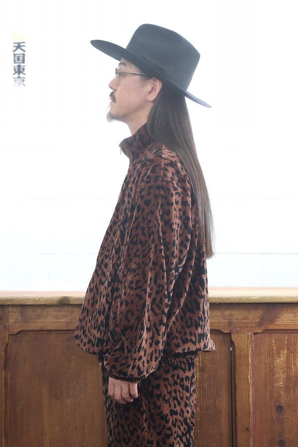 WACKO MARIA】ワコマリア LEOPARD VELVET JACKET (BROWN) - TIGHT