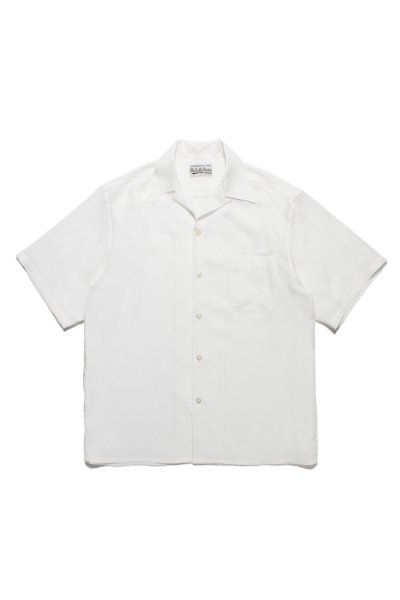 WACKO MARIA】ワコマリア 50'S SHIRT S/S ( TYPE-1 ) (WHITE) - TIGHT