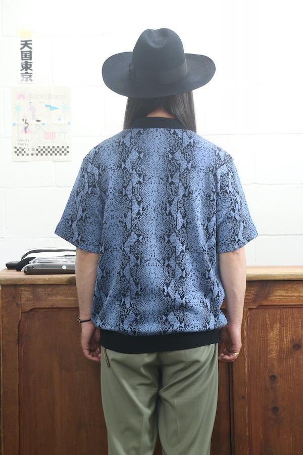 【WACKO MARIA】ワコマリア PYTHON KNIT POLO SHIRT