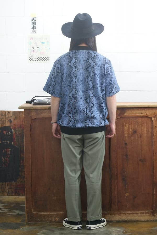 【WACKO MARIA】ワコマリア PYTHON KNIT POLO SHIRT