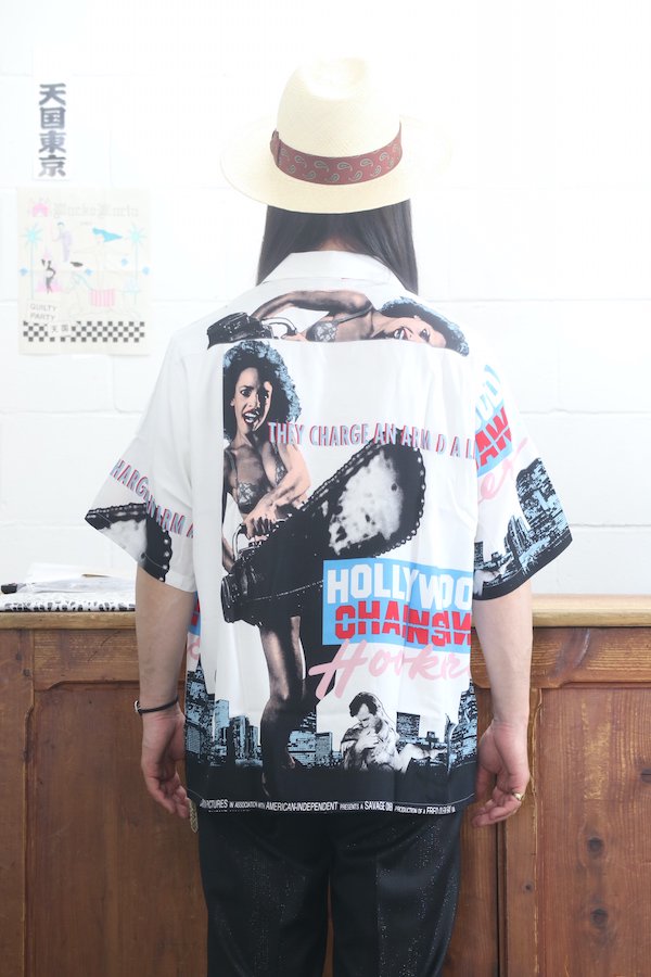 WACKO MARIA】ワコマリア HOLLYWOOD CHAINSAW HOOKERS / S/S HAWAIIAN 