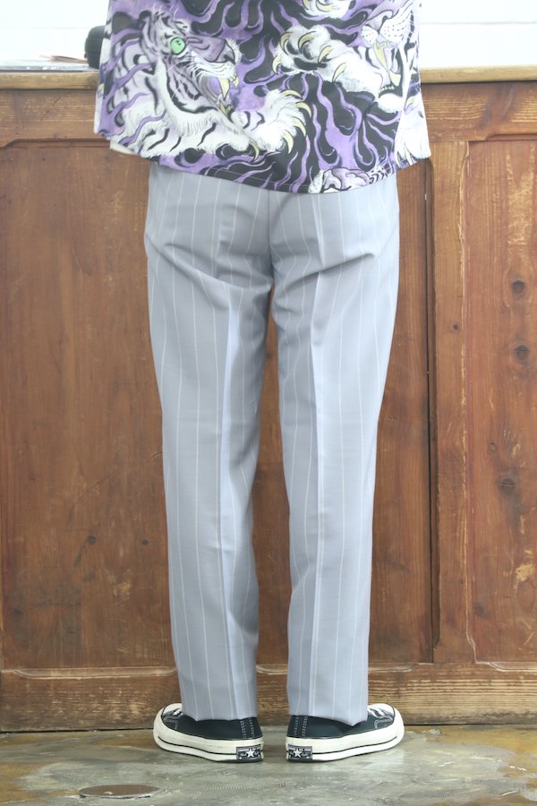 WACKO MARIA】ワコマリア PLEATED TROUSERS ストライプ( TYPE-2 )(L