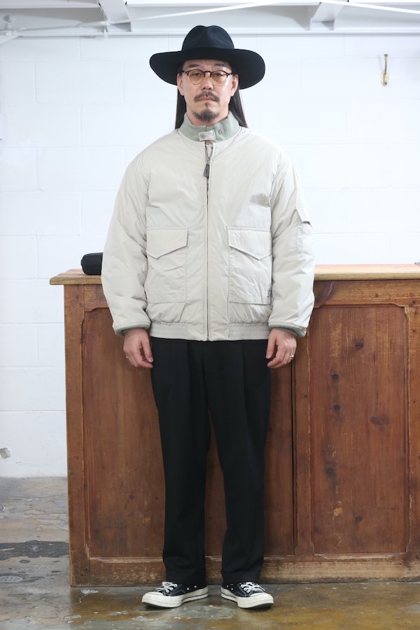 【WACKO MARIA】ワコマリア G-8 FLIGHT JACKET (IVORY