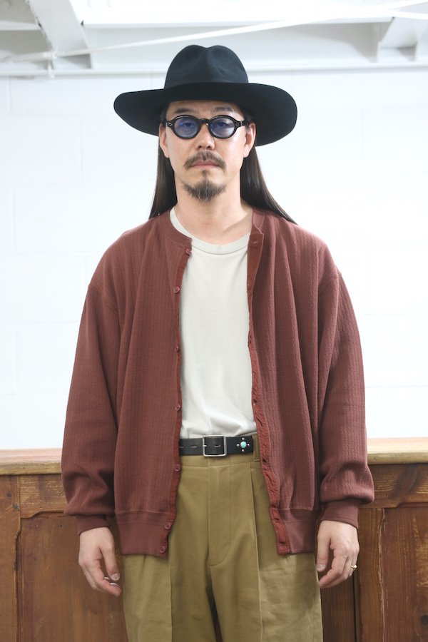 OLD JOE&CO.】オールドジョー DROP NEEDLE WUFFLE CARDY SHIRTS(BARK