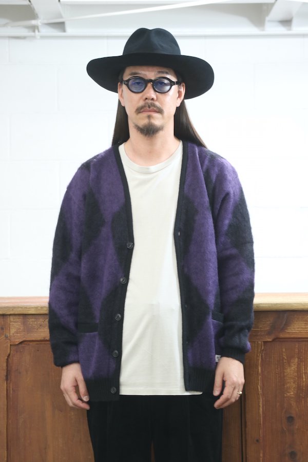 【WACKO MARIA】ワコマリア DIAMOND MOHAIR CARDIGAN