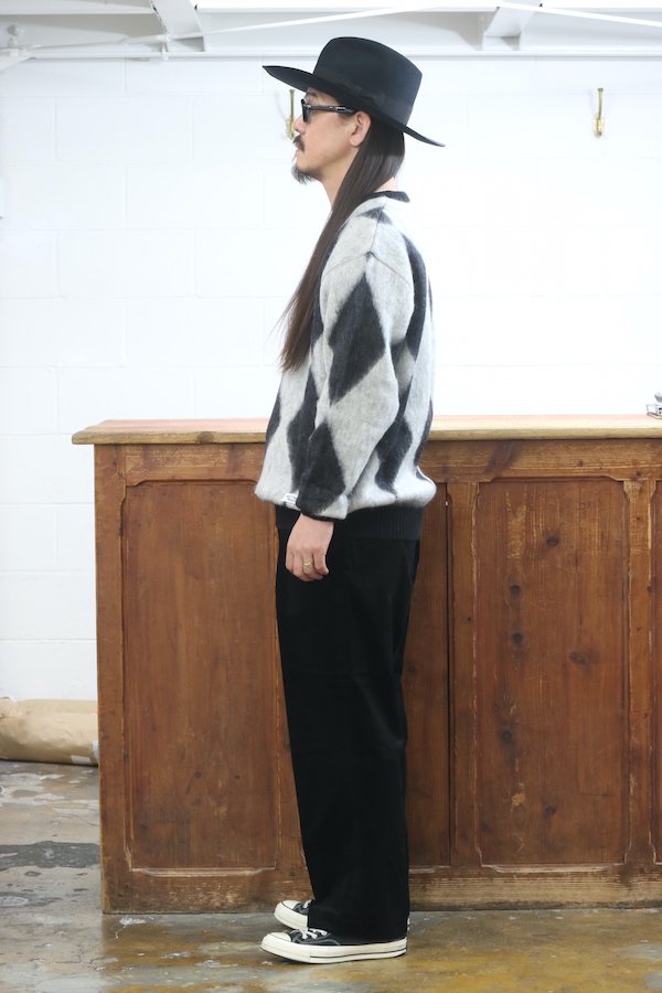 WACKO MARIA】ワコマリア DOUBLE PLEATED CORDUROY TROUSERS (BLACK