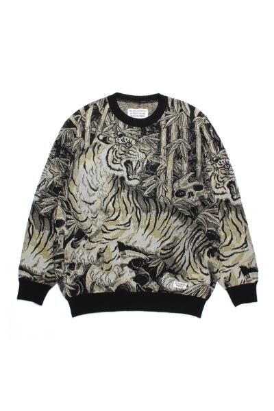 WACKO MARIA】ワコマリア TIM LEHI / JACQUARD SWEATER (OLIVE ...