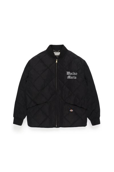 WACKO MARIA】ワコマリア DICKIES / QUILTED JACKET (BLACK) - TIGHT 